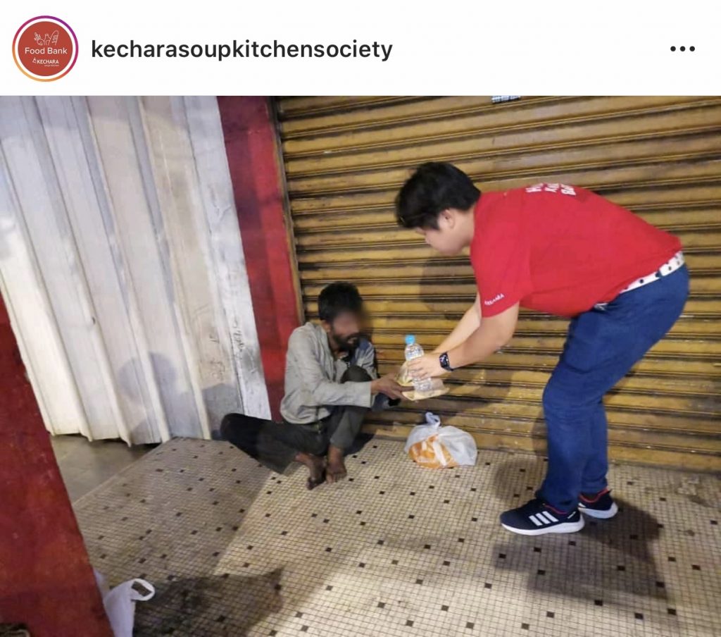 Feeding the homeless